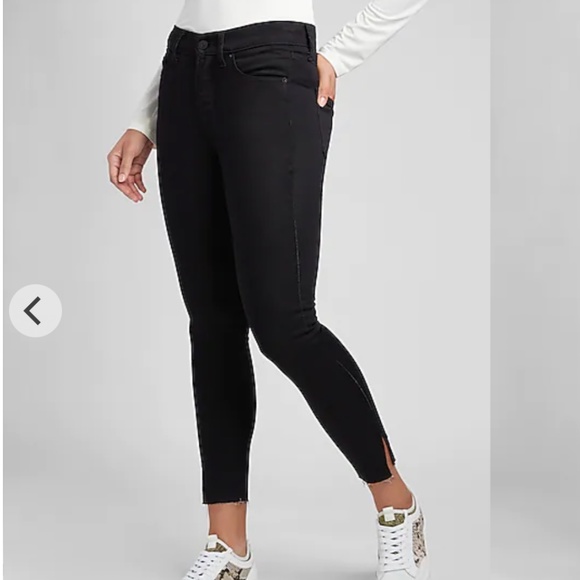 Mid Rise Black Skinny Jeans - Picture 1 of 4